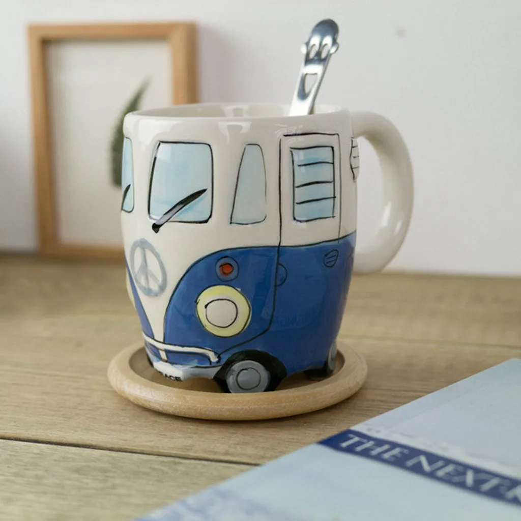 Креативные кружки для воды мультяшная керамическая кружка кофе с рисунком