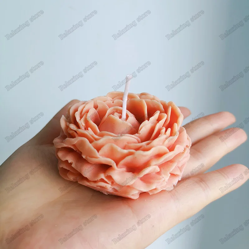 3D Цветочная свеча силиконовая форма сделай сам искусственная фотоформа