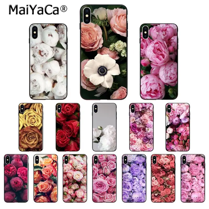 FHNBLJ элегантный розовый фиолетовый пион на вазе высококачественный чехол для