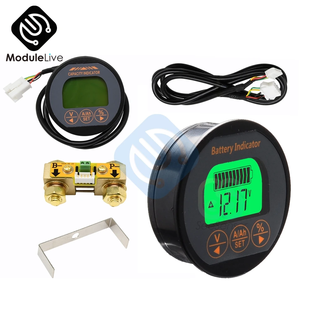 Тестер емкости аккумулятора вольтметр-амперметр измеритель тока для батареи