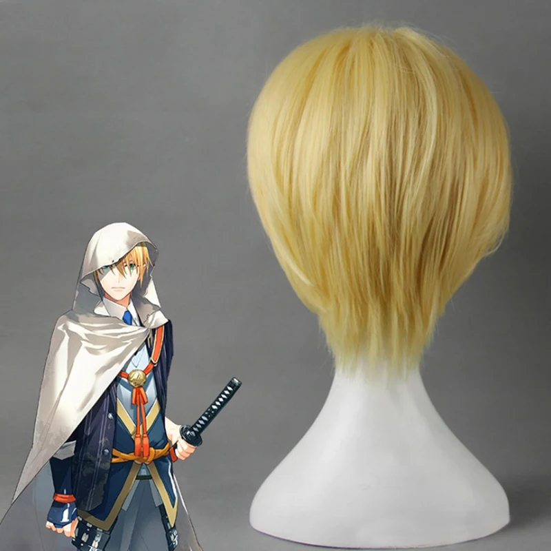 Парики для косплея Game Touken Ranbu Online Yamanbagiri Kunihiro термостойкий синтетический парик
