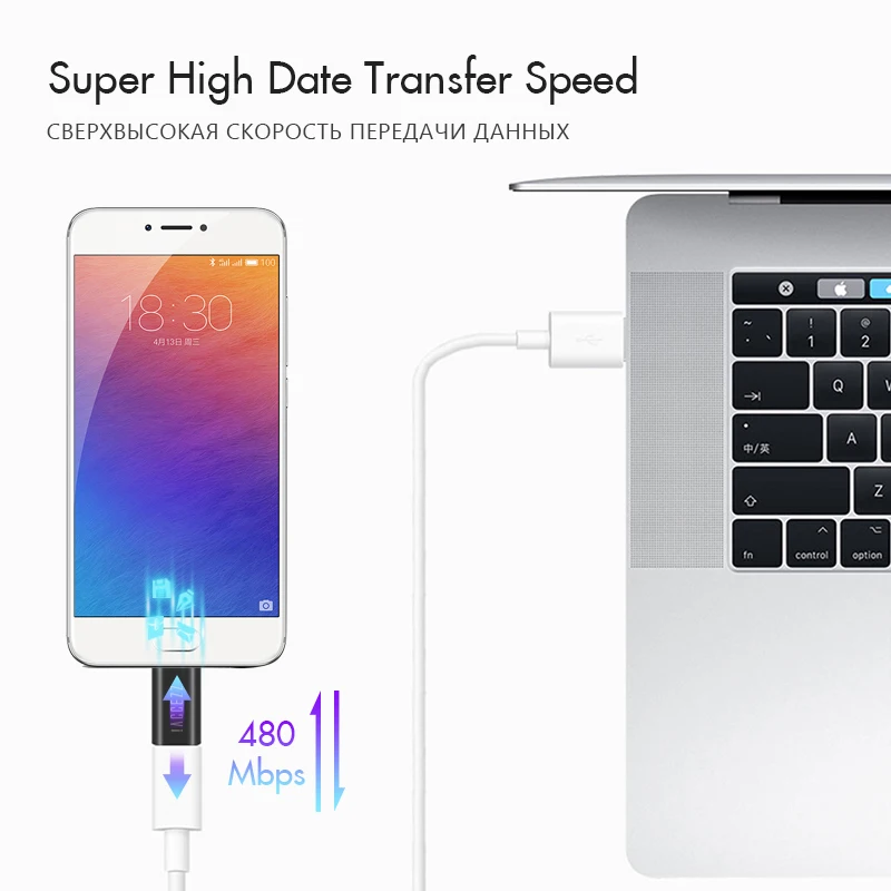 ! Кабель переходник ACCEZZ Type C с поддержкой OTG и Micro USB|Переходники адаптеры| |