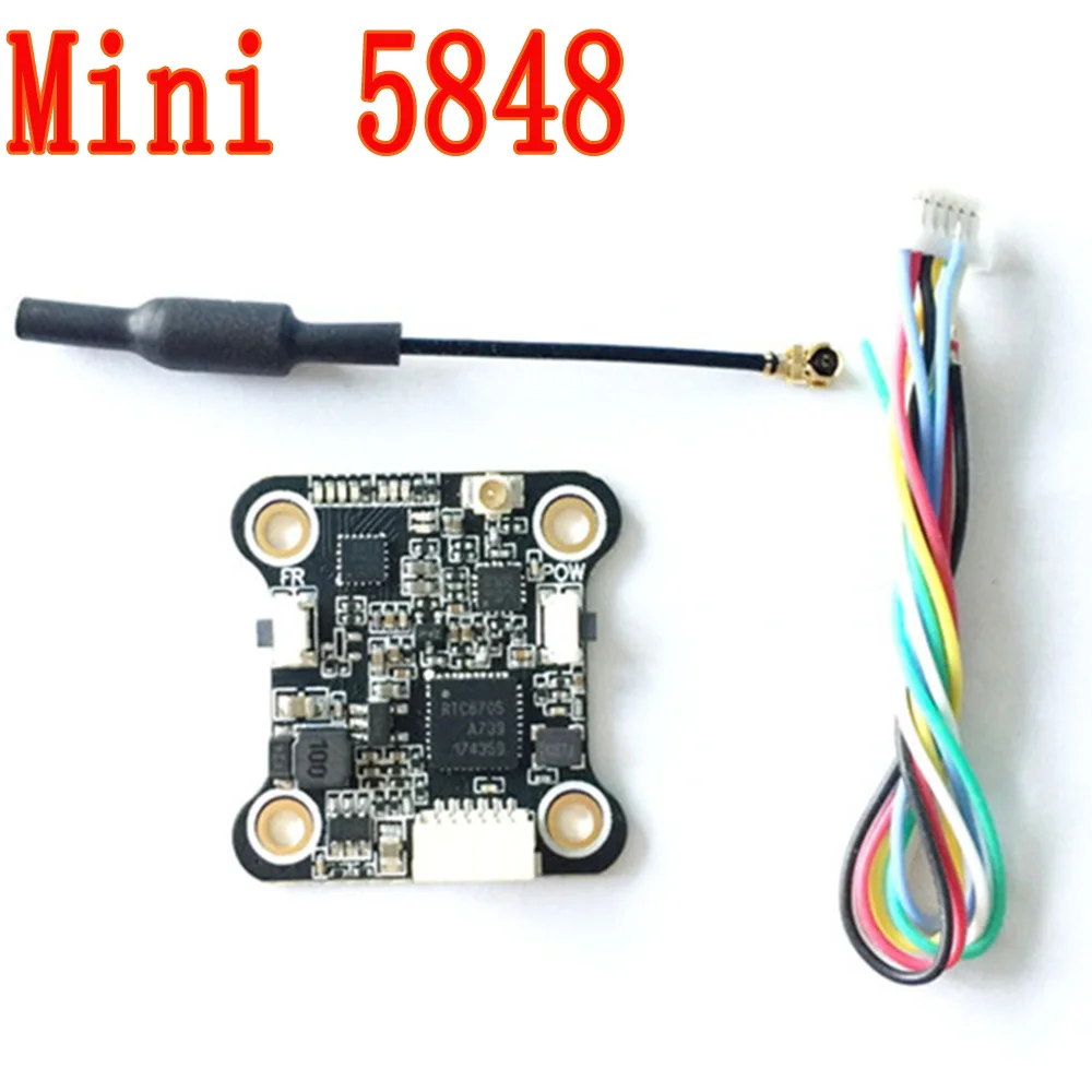 Мини 5848 5804 VTX 5 8G 48CH 25mW 100mW 200mW переключаемый видеопередатчик для RC FPV гоночного