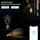 Новый SONOFF 7 Вт E27 Smart Wi-Fi светодиодный светильник накаливания для eWelink APP 220-240 В Автоматизация совместима с Alexa Google Home