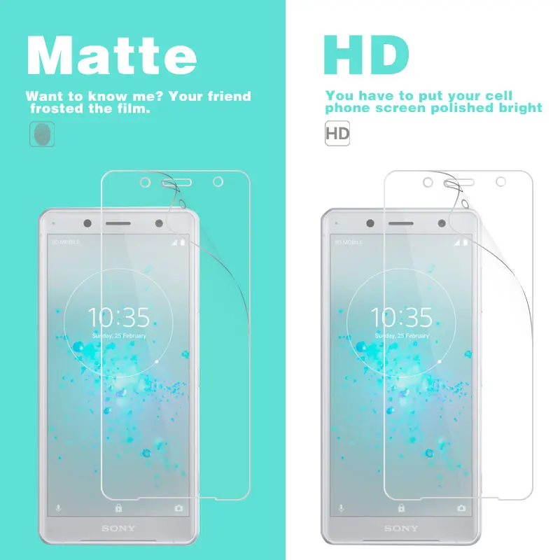 

Антибликовая матовая пленка для Sony XZ2 XZ4 XZS Compact Premium Z Ultra Z1 Z3 Z3V Z4 Mini Z1s 4G LTE Z2A прозрачная HD Глянцевая пленка