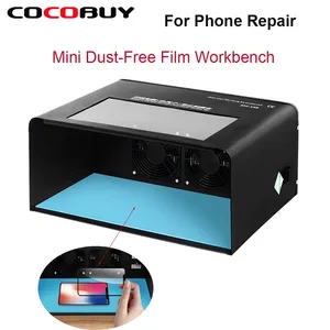 new dust free clean room with adjustable air purification for phone refurbishment and repair negative ion dustproof workbench free global shipping