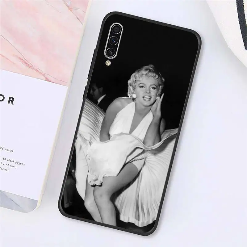 

Marilyn Monroe sexy girl famous actor Phone Case For Samsung galaxy A S note 10 7 8 9 20 30 31 40 50 51 70 71 21 s ultra plus