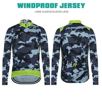 camouflage windproof cycling jackets unisex bicycle windproof coats light ultra thincycling clothing long sleeve cycling jerseys