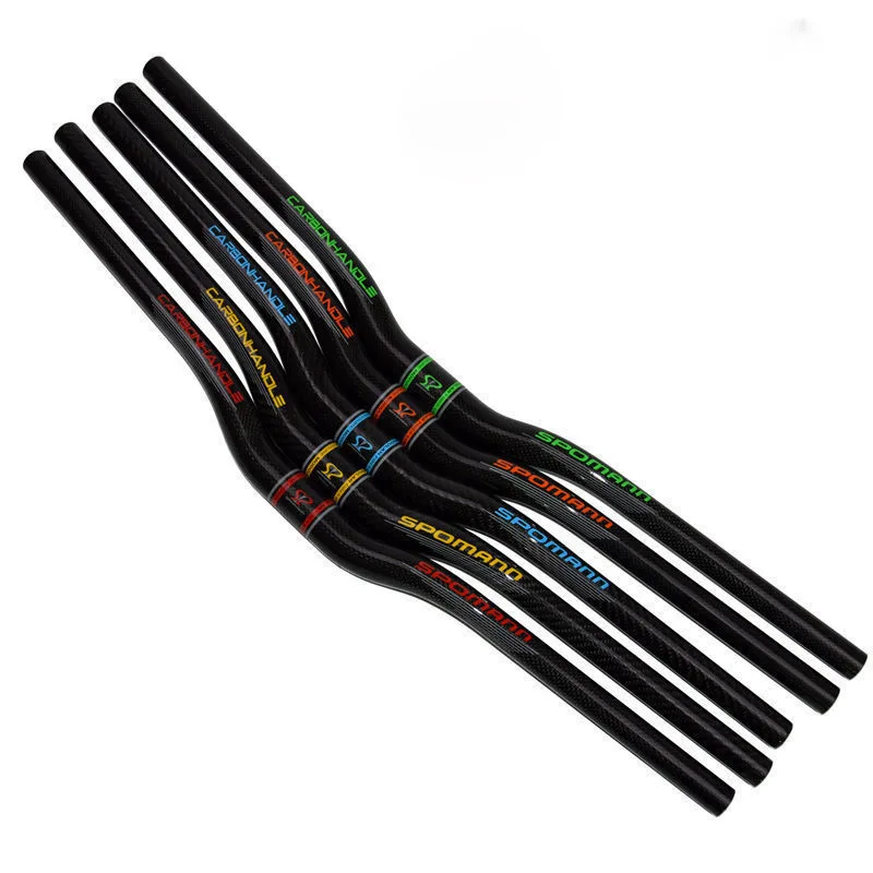 

31.8mm Ultralight Carbon Fiber Mountain Road Bike MTB Handlebar Flat Rise handlebar Bicycle steering wheel accessories