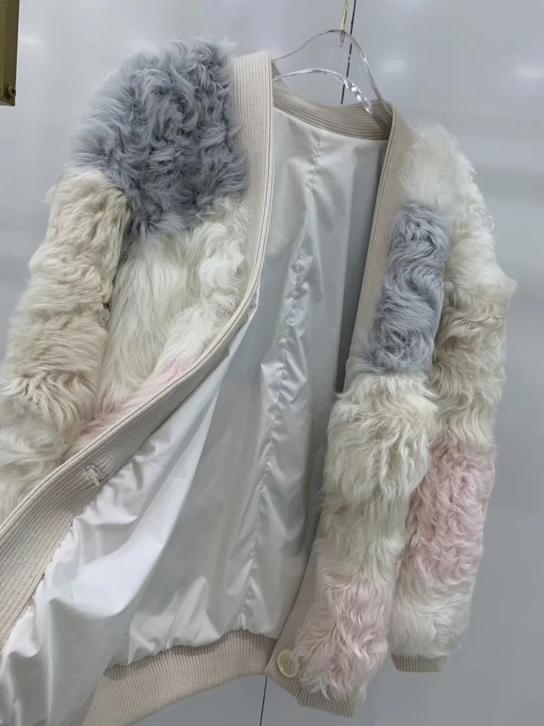 Manteau femme Новое поступление шуба из натурального меха ягненка для женщин зимняя теплая верхняя одежда из натурального меха