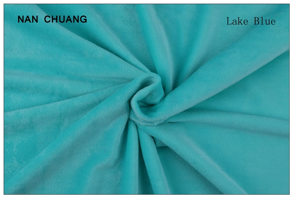 Nanchuang короткая плюшевая ткань супер мягкая ткань для DIY подушки ручной работы обувь игрушки пижамы постельное белье швейный материал 50x50 см