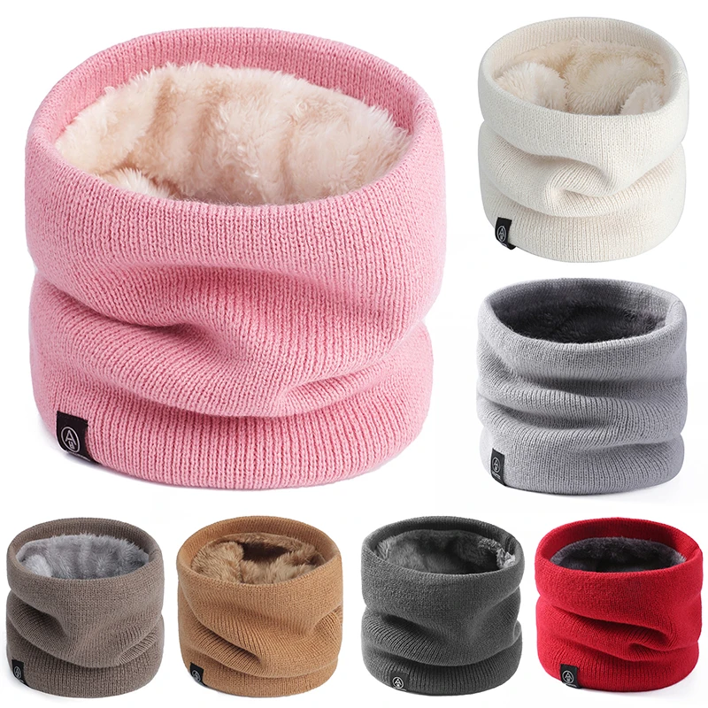 

Winter cotton snood ring skullies winter man scarf winter woman scarf knit beanie Baggy slouchy black popular personalized 2020