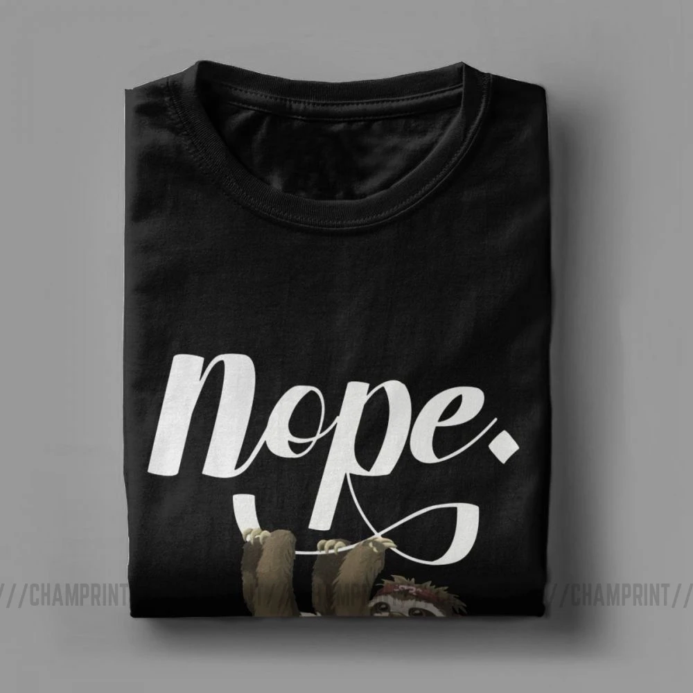 Nope Not Today забавная футболка для мужчин графическая одежда с коротким рукавом