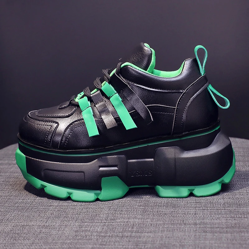 

Кроссовки женские на толстой платформе, повседневная спортивная обувь на массивной подошве, тренировочные