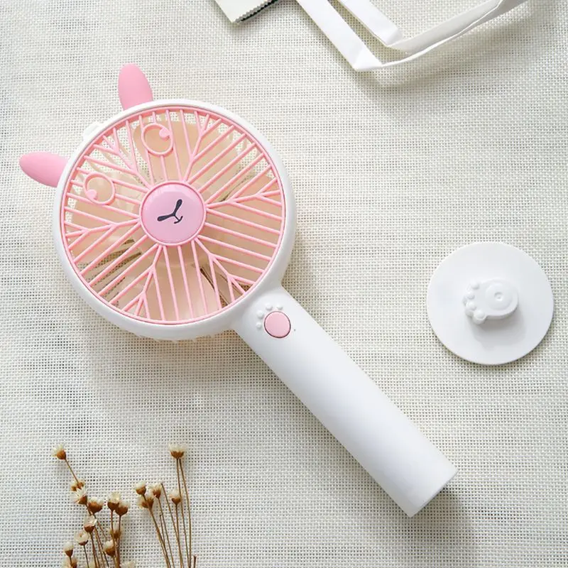 

Handheld Fan Portable Fan USB Rechargeable Battery Personal Desktop Fan Office