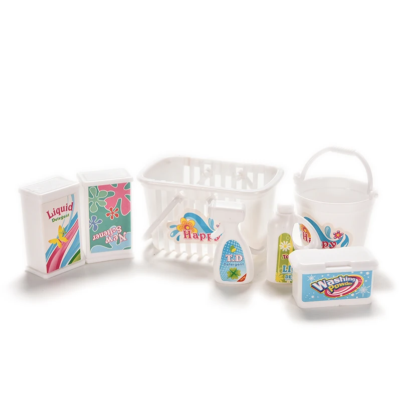 

7 Pcs/Set Accessories for Mini Fashion Cleaning Sets Cleaning Supplies Doll house Doll