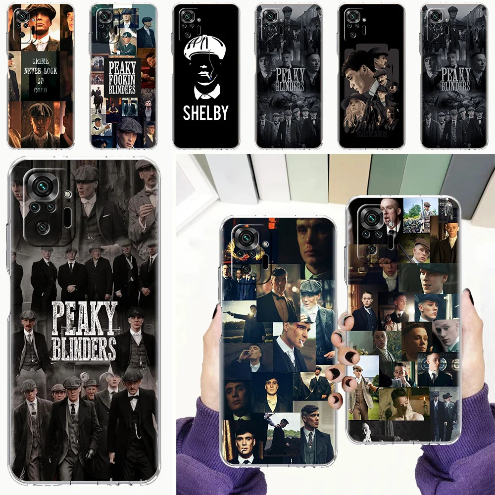 

Phone Case For Xiaomi Redmi Note 9S 9 8 10 Pro 7 8T 9C 9A 8A K40 Soft Silicone Crystal Clear Cover Peaky Blinders Thomas Shelby