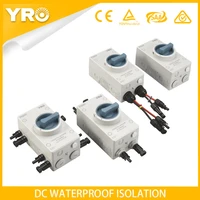 photovoltaic electrical isolator solar switch pv photovoltaic dc switch 1000v 32a outdoor waterproof ip66 with tuv ce saa rcm