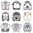 Новинка 2021, детские школьные ранцы, сумка для игрушек и багги, украшение для детской комнаты, повседневные милые рюкзаки, серия мультяшных животных в скандинавском стиле