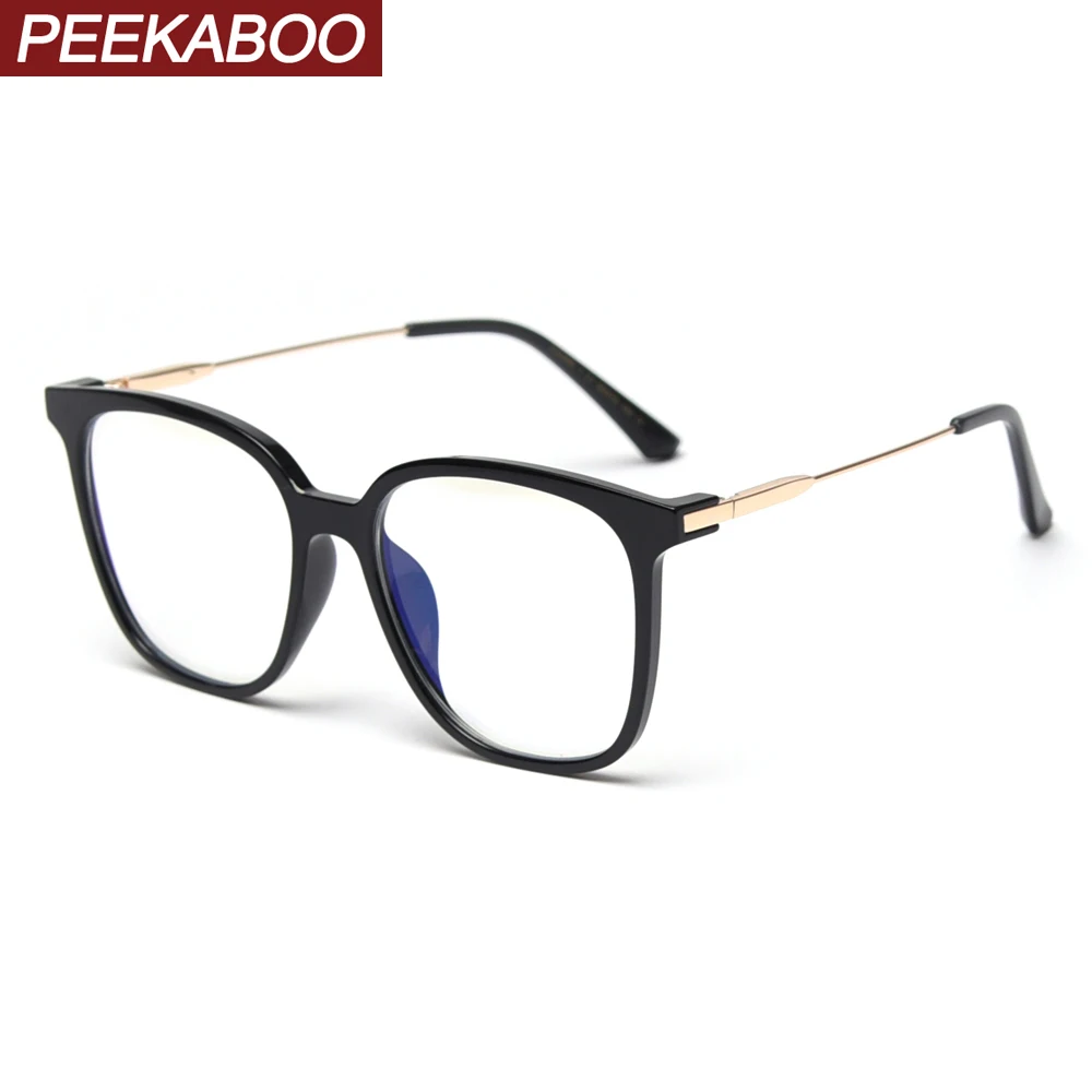 Мужские и женские очки светильник Peekaboo Квадратные прозрачные по рецепту tr90 в