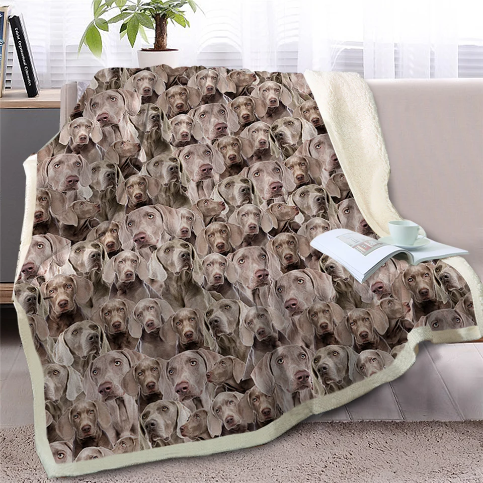 Blesslive Basset Hound пледы одеяло на кровать 3D Собака Животное шерпа Флисовое одеяло Спрингер спаниель покрывала коричневое тонкое одеяло