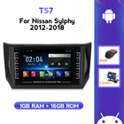 Автомобильный видеоплеер с Wi-Fi и Bluetooth для Nissan Sylphy B17 Sentra 12 2013 2014- 2017, Авторадио с поддержкой IPS-экрана OBD TPMS DVR