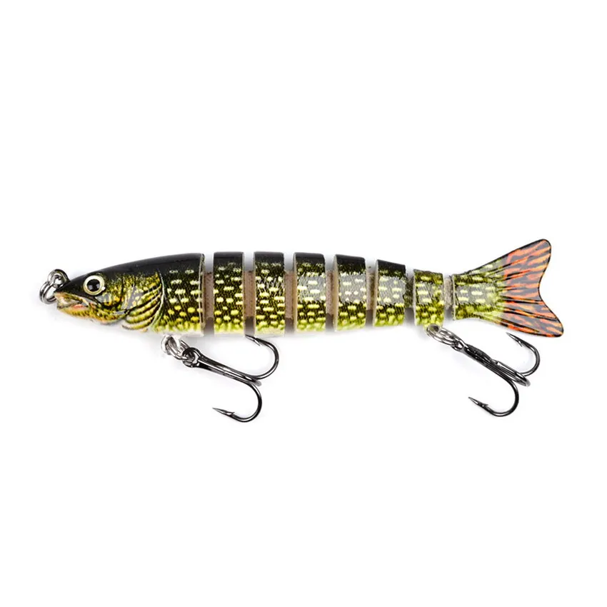 1 шт. рыболовный воблер 8 см сегментов | Спорт и развлечения