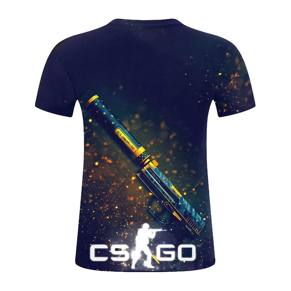 CS GO футболка для геймеров 2019 горячая Распродажа счетчик Страйк глобальная атака