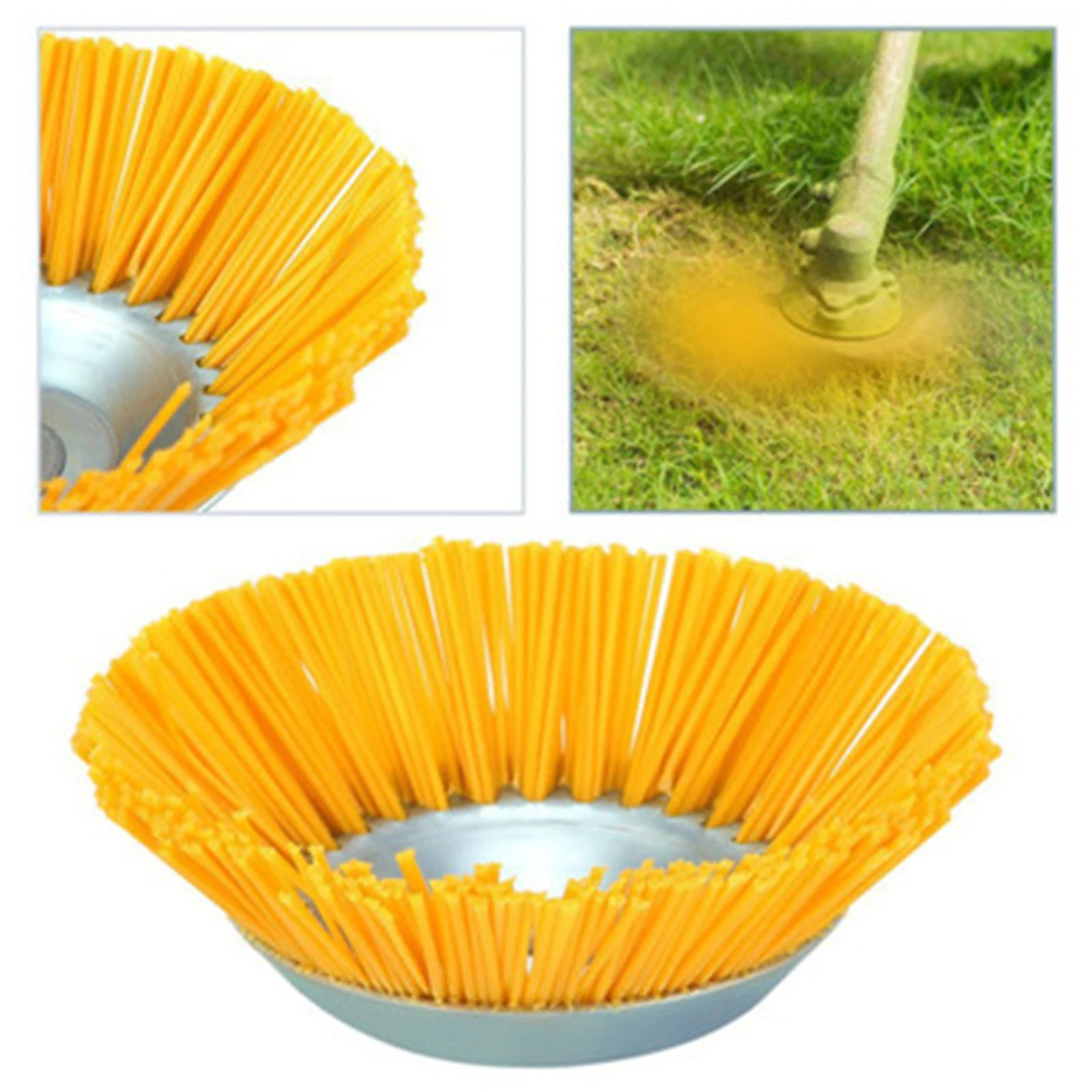 

Steel Grass Trimmer Head Nylon Wire Brush Sharp Replace Parts Accessories