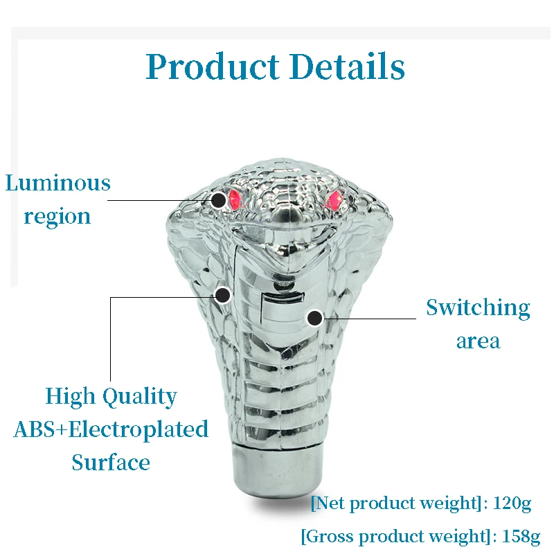 Личность Универсальный Автомобильный светодиодный Изменение переключения для