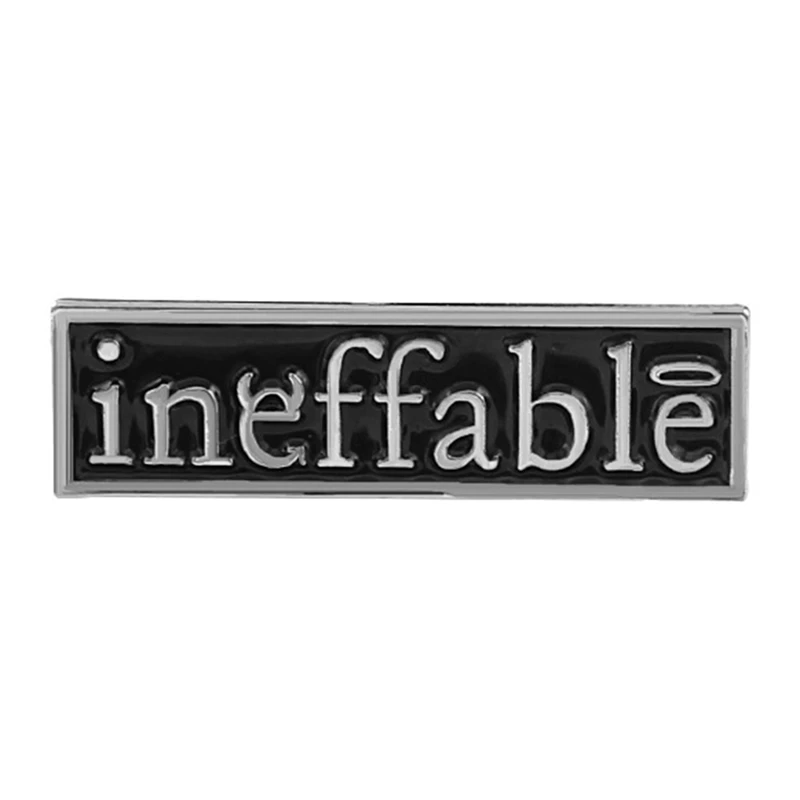 Хорошая O Для мужчин s вдохновил Ineffable Pin классное эстетическое ювелирные изделия!