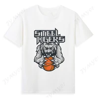 basketball element mens t shirt cool fashion pattern printing top summer new self cultivation best quality fashion t shirt
