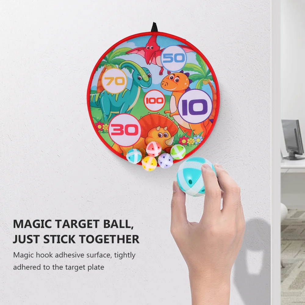 1 набор Интересный круглый тканевый Набор для Дротика игрушечный стрельбы липкая