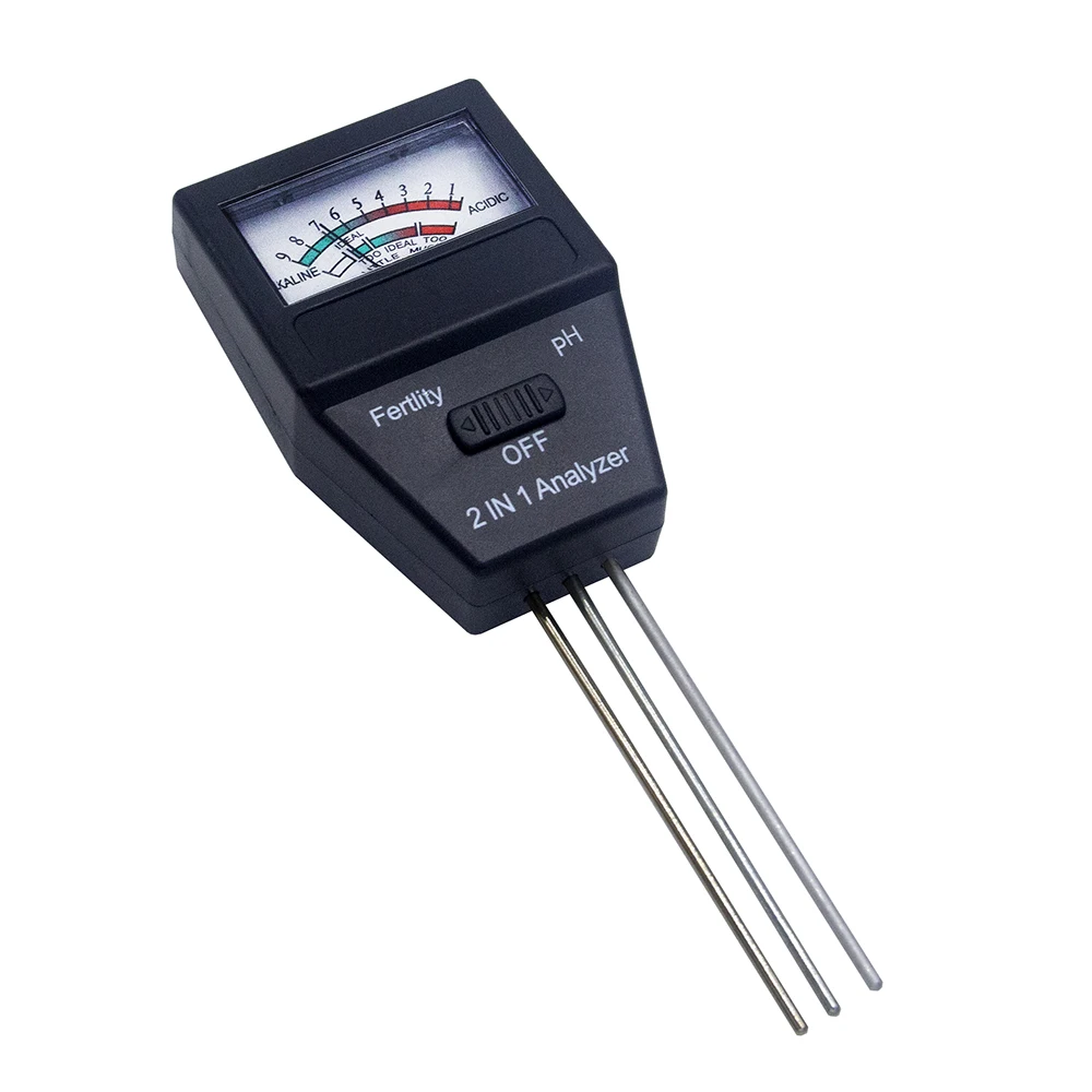 Измеритель кислотности почвы 2 в 1 измеритель плодородия с 3 зондами