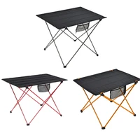 portable large folding table for household outdoor camping picnic stall aluminum alloy desk camping furnishing