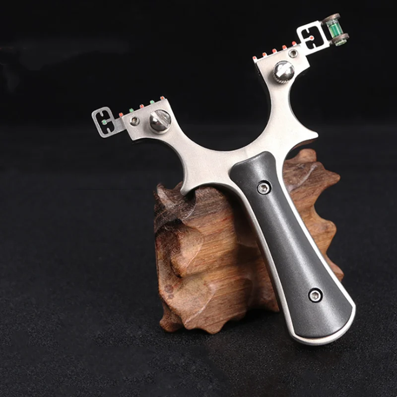 

Slingshot Hunting Stainless Steel Catapult High Precision Belt Rubber Band Professional Outdoor Shooting Game New