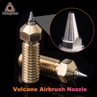 trianglelab volcano airbrush nozzle for 3d printers hotend for volcano hotend m6 extruder nozzle
