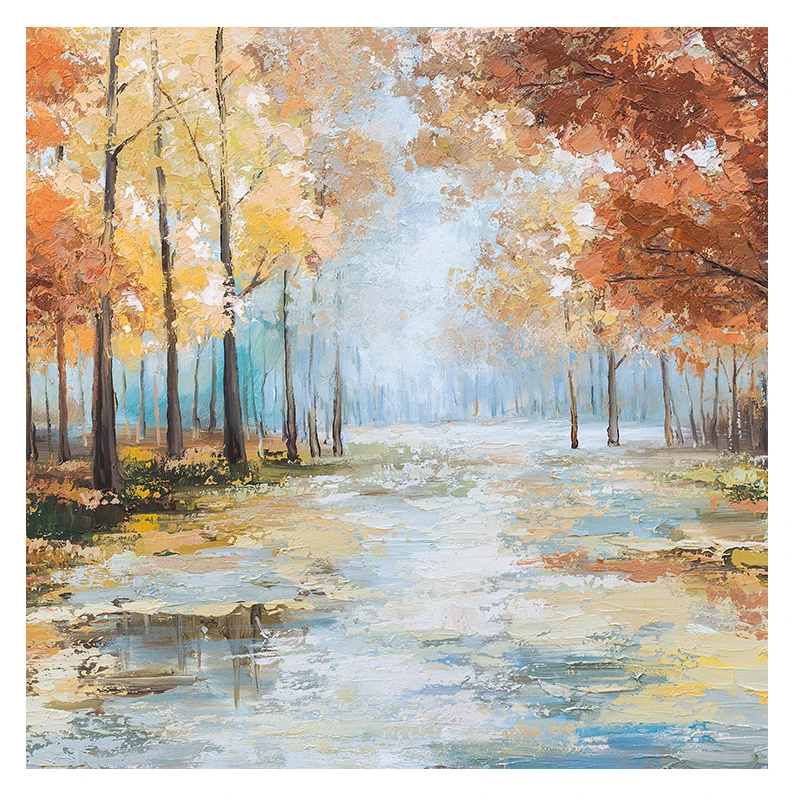 

Abstract 100% HandPainted Oil Painting Landscape On Canvas Wall Art Pictures For Bedroom Living Room Home Decoration