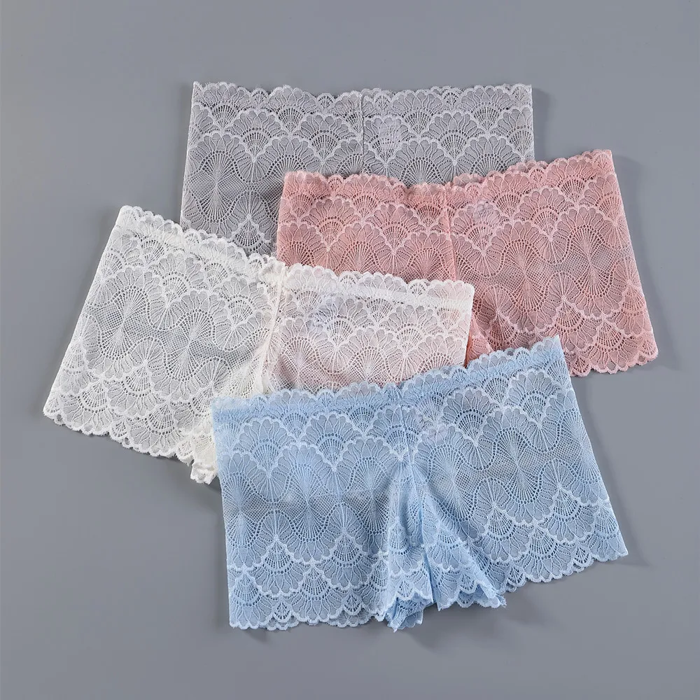 

2pcs/Lot Lace Panties For Women Seamless Briefs Lingerie Sexy Pants Underwear Panty Hip Up Boyshort Female Underpants Thong