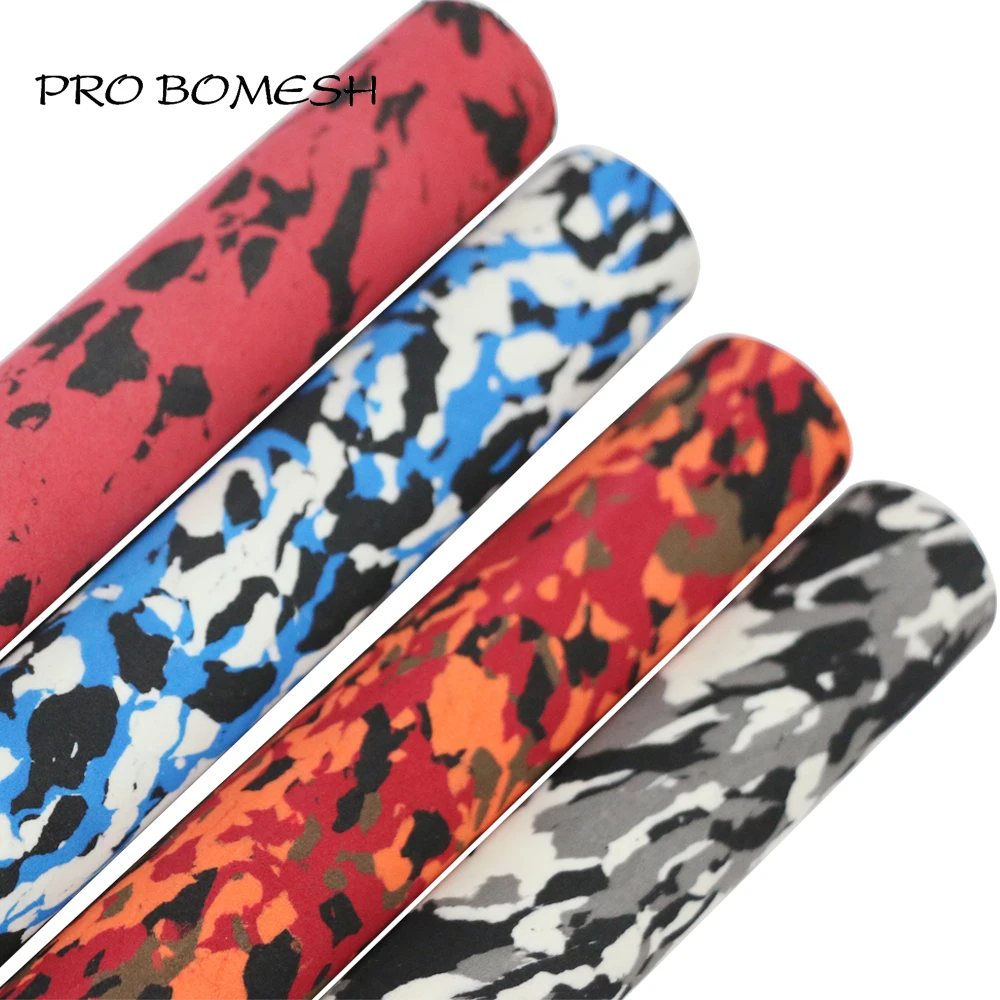 Pro Bomesh 4 шт./комплект 450 мм I/D 9 мм O/D 28mmEVA камуфляж цвет прямой захват DIY Удочка строительный компонент ремонт