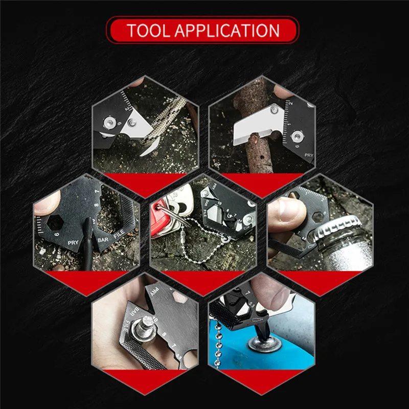 Mini Pocket Folding Knife Multi Function EDC Wrench Hunting Military Self Camping Survival Tool | Спорт и развлечения