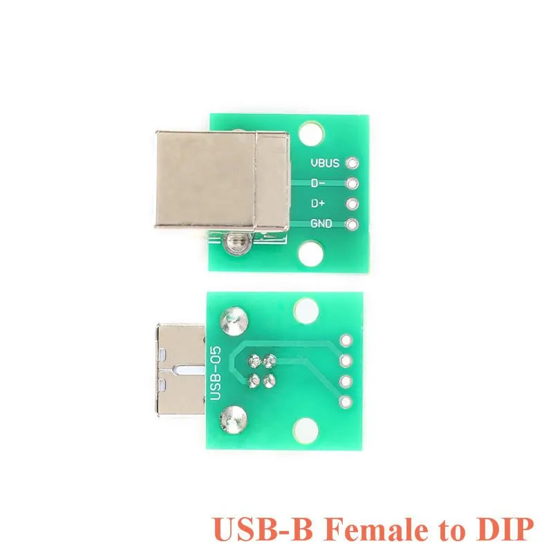 Плата адаптер с разъемом Mini Micro Female USB переходник 4P 5P 2 54 мм 3 4USB плата адаптера PCB
