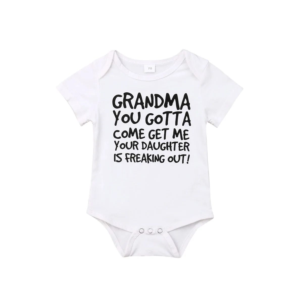 

Toddler Baby Boys Summer Bodysuits Cotton Short Sleeve Letter Print Romper For Boys