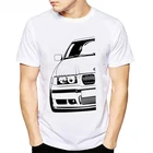 Крутая автомобильная гоночная машина турбо E30 E36 E46 Футболка мужская футболка плюс размер футболка homme Классическая винтажная Футболка Мужская Camisetas