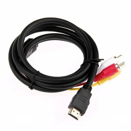 

1.5m HDMI Male to 3 RCA Video Audio Converter Component AV Adapter Cable HDTV