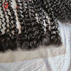 Волосы из натуральных волос, перуанские, крупные волны, 13 на 4, фронтальные, естественного цвета