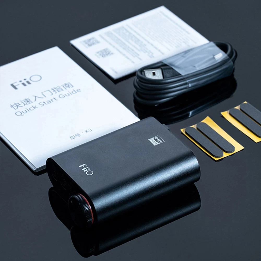 Портативный усилитель для наушников FiiO K3S K3 USB-C ЦАП поддержка коаксиального
