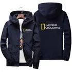 Veste National geo для мужчин, с капюшоном, coupe-vent, забавно, с режимом, одежда d'extrieur