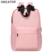 greatop new fashion ladies bags oxford man woman waterproof backpack unisex casual bags boys girls student bag stylish bag