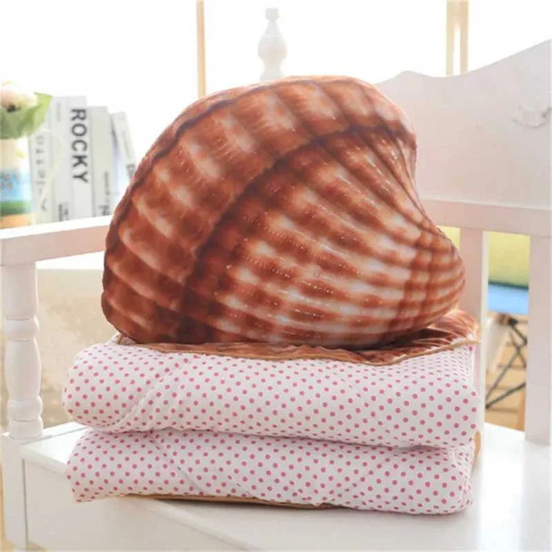 Морская жизнь плюшевые подушки раковины и морская звезда укомплектованные